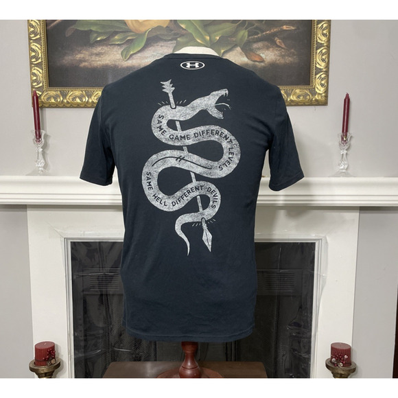 Under Armour Project Rock Men’s Loose Heat Gear T-Shirt Small - Picture 4 of 5